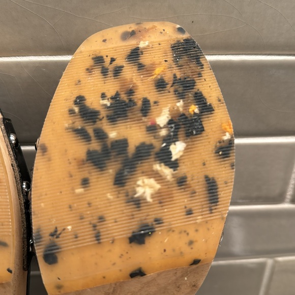 Steve Madden Cool Planet Rubyy Ankle Strap Platform size 7M Black 70’s - Picture 9 of 10